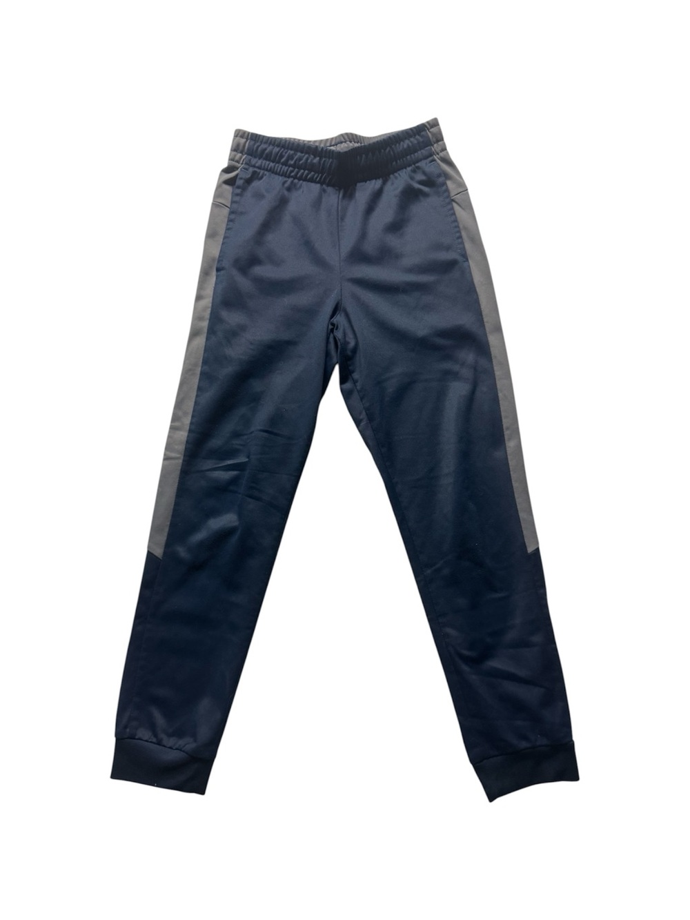 Tek Gear Boys Athletic Jogger Pants Navy Gray Size M 10/12